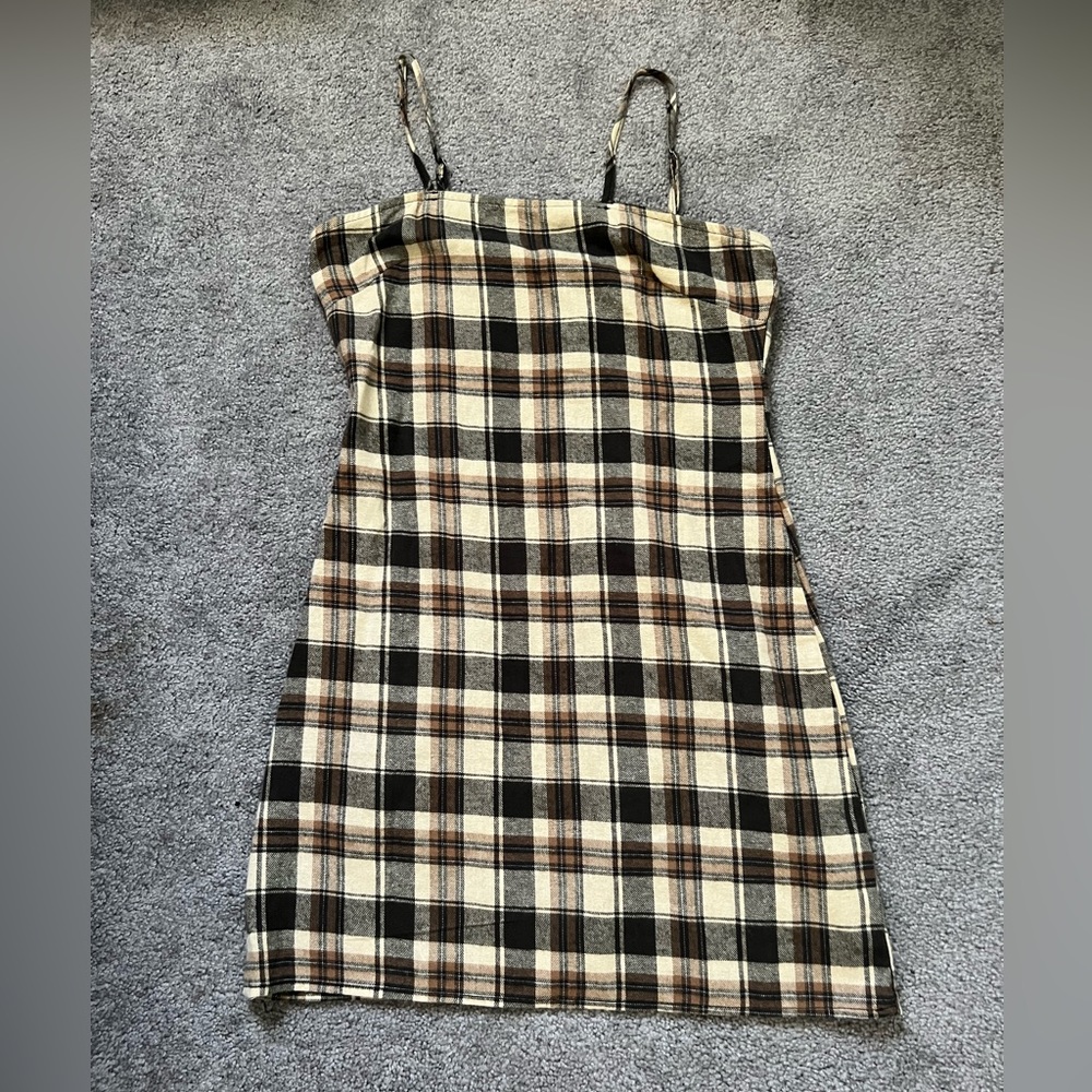 Romwe Plaid Dress